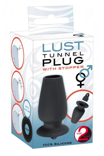 Пробка-туннель с заглушкой Lust Tunnel Plug with Stopper