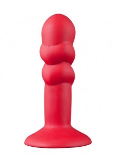 Красная анальная пробка SHOVE UP 5INCH SILICONE BUTT PLUG RED - 12,7 см.