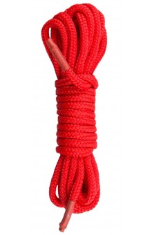 Красная веревка для связывания Nylon Rope - 5 м.