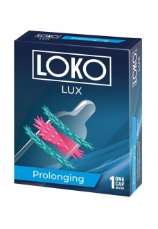 Стимулирующая насадка на пенис LOKO LUX с продлевающим эффектом