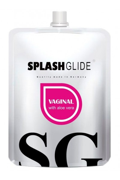 Ухаживающий лубрикант на водной основе Splashglide Vaginal With Aloe Vera - 100 мл.