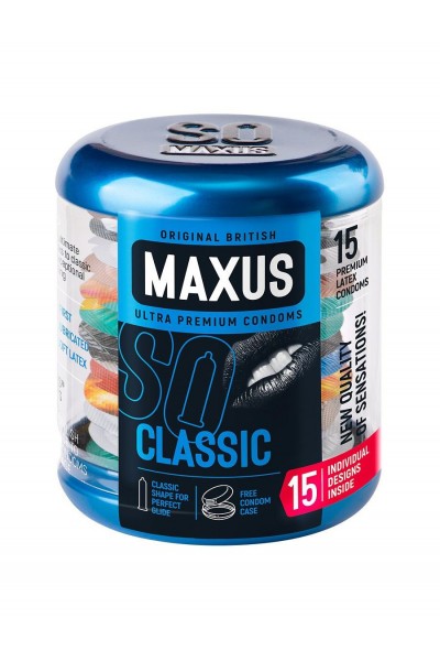 Классические презервативы MAXUS Classic - 15 шт.