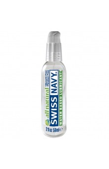 Гипоаллергенный лубрикант Swiss Navy All Natural Water Base Lubricant - 59 мл.