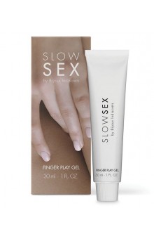 Гель для мастурбации с ароматом кокоса Slow Sex Finger Play Gel - 30 мл.