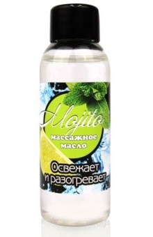 Массажное масло для тела Mojito с ароматом лайма - 50 мл.