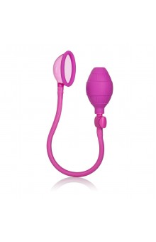 Розовая помпа для клитора Mini Silicone Clitoral Pump 