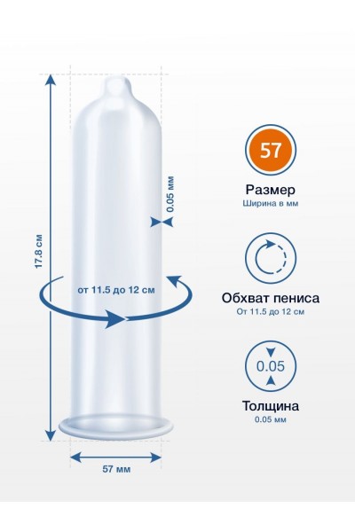 Презервативы MY.SIZE размер 57 - 10 шт.