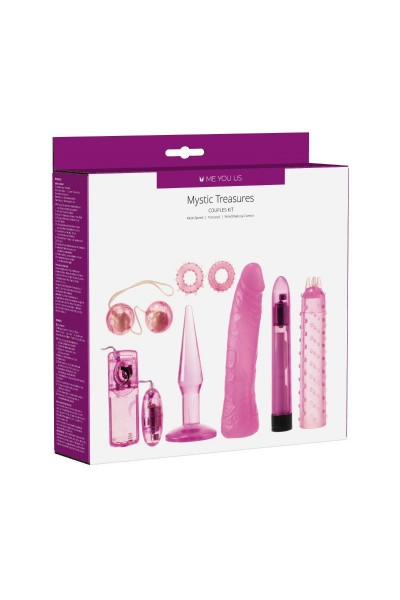 Розовый вибронабор Mystic Treasures Couples Kit