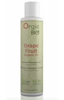 Органическое масло для массажа ORGIE Bio Grapefruit с ароматом грейпфрута - 100 мл.