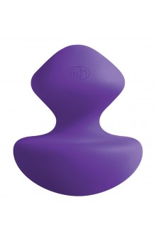 Фиолетовый универсальный вибромассажер Luxe Syren Massager