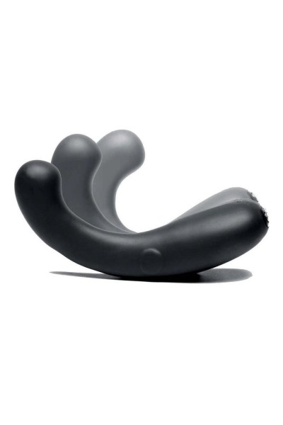 Черный гнущийся вибратор G-Kii G-Spot   Clitoral Vibrator - 23 см.