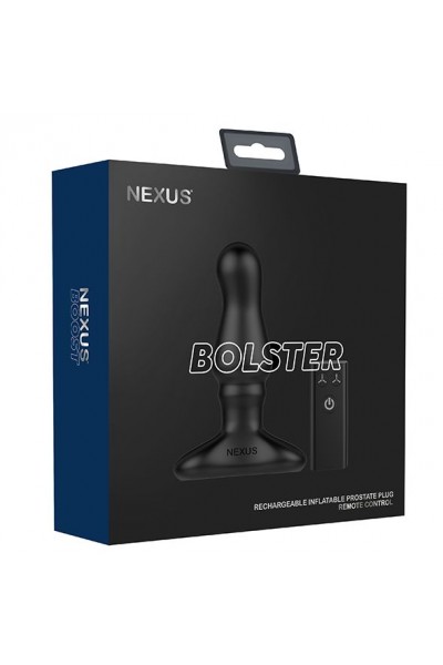 Черный вибростимулятор простаты Nexus Bolster - 12,3 см.