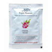 Эликсир для интимного ухода Triple Pleasure  Тропический коктейль  - 3 мл.