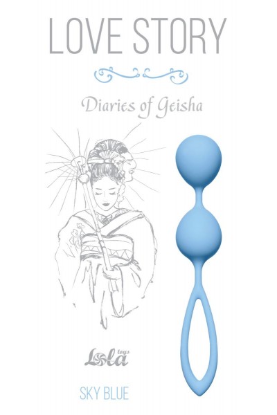 Голубые вагинальные шарики Diaries of a Geisha