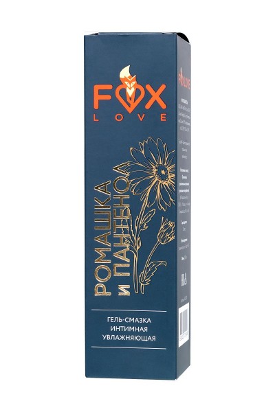 Интимная гель-смазка на водной основе Foxlove  Ромашка и пантенол  - 200 мл.