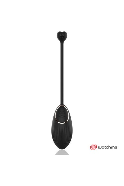 Черное виброяйцо с пультом-часами Anne s Desire Vibro Egg Wireless Watchme