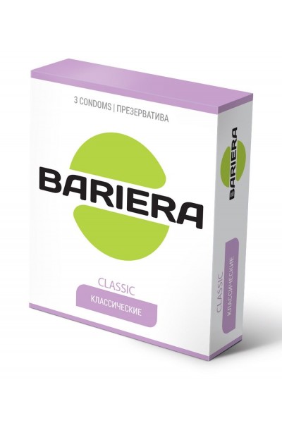 Классические презервативы Bariera Classic - 3 шт.