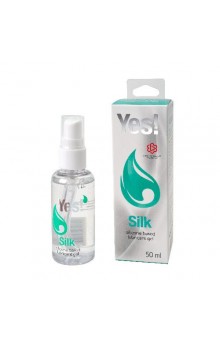 Силиконовая гипоаллергенная вагинальная смазка Yes Silk - 50 мл.