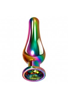 Радужная металлическая пробка Rainbow Metal Plug Medium - 11,1 см.