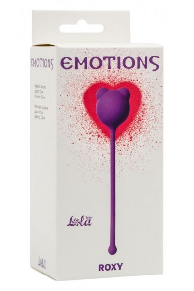 Фиолетовый вагинальный шарик Emotions Roxy