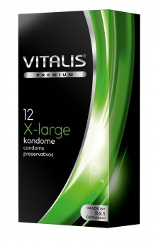 Презервативы увеличенного размера VITALIS PREMIUM x-large - 12 шт.