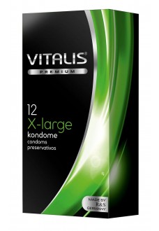 Презервативы увеличенного размера VITALIS PREMIUM x-large - 12 шт.