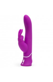 Лиловый вибратор-кролик Curve Rechargeable Rabbit Vibrator - 25,4 см.