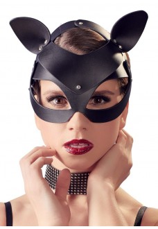 Маска на глаза с ушками Cat Mask Rhinestones