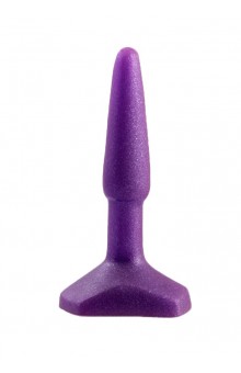 Фиолетовый анальный стимулятор Small Anal Plug Purple - 12 см.