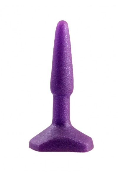 Фиолетовый анальный стимулятор Small Anal Plug Purple - 12 см.