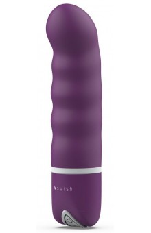 Фиолетовый мини-вибратор Bdesired Deluxe Pearl - 15,3 см.