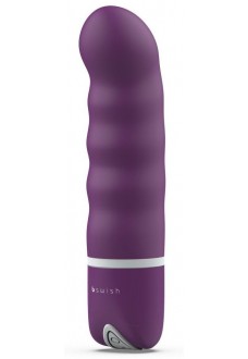 Фиолетовый мини-вибратор Bdesired Deluxe Pearl - 15,3 см.