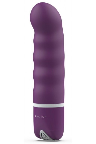 Фиолетовый мини-вибратор Bdesired Deluxe Pearl - 15,3 см.