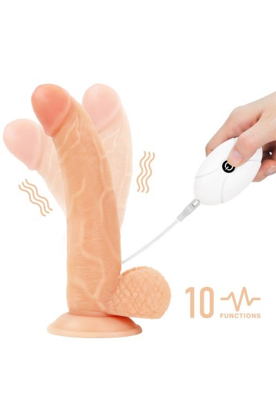 Женский страпон с вибрацией Vibrating Easy Strapon Set 8.5 - 21,5 см.