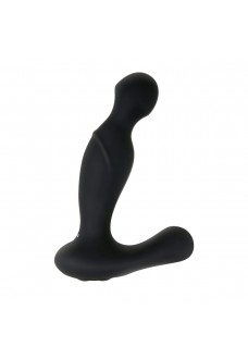 Черный вибростимулятор простаты Adam s Rotating P-spot Massager - 14,2 см.