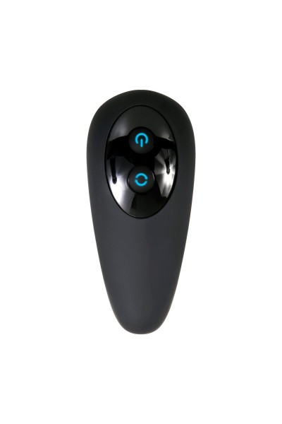 Черный вибростимулятор простаты Adam s Rotating P-spot Massager - 14,2 см.