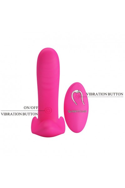 Розовый мультифункциональный вибратор Remote Control Massager