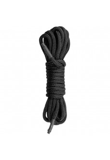 Черная веревка для бондажа Easytoys Bondage Rope - 5 м.