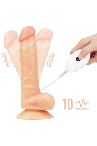 Женский страпон с вибрацией Vibrating Easy Strapon Set 7.5 - 20 см.