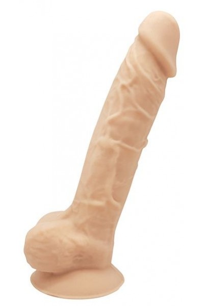 Телесный реалистичный фаллоимитатор DILDO 9INCH FLESH - 22,9 см.