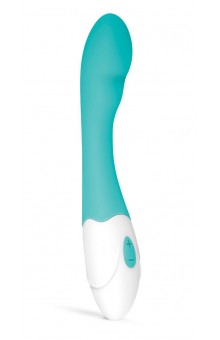 Зеленый вибратор для G-стимуляции Tate G-Spot Vibrator - 20 см.