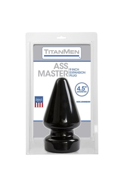 Огромный плуг Titanmen Tools Butt Plug 4.5  Diameter Ass Master - 23,1 см.