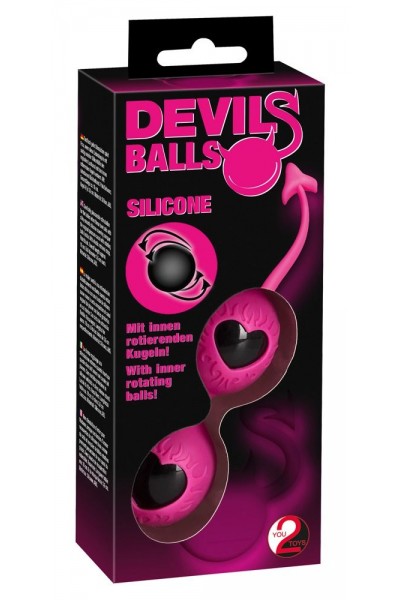 Вагинальные шарики в силиконовой оболочке Devils Balls