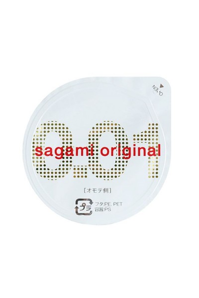 Супертонкий презерватив Sagami Original 0.01 - 1 шт.