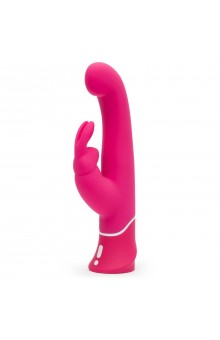 Розовый вибратор-кролик G-Spot Rechargeable Rabbit Vibrator - 24,1 см.