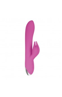 Розовый вибратор-кролик Eve s Clit Tickling Rabbit - 20,4 см.