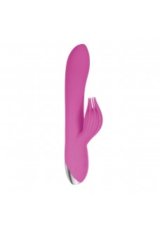 Розовый вибратор-кролик Eve s Clit Tickling Rabbit - 20,4 см.