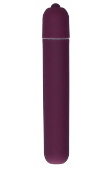 Фиолетовая вибропуля Bullet Vibrator Extra Long - 10,5 см.