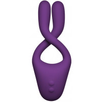 Фиолетовый вибростимулятор Bendable Multi Erogenous Zone Massager with Remote