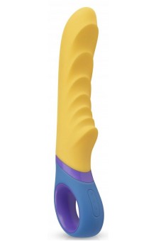 Желтый вибромассажер Tone G-Spot Vibrator - 23 см.